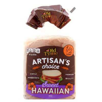 Schmidt Old Tyme Artisan's Choice ½ Loaf Sweet Hawaiian Bread, 14 oz
