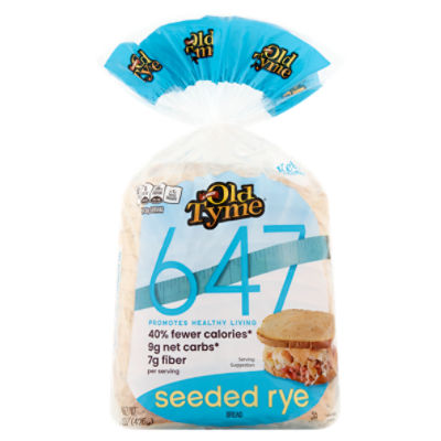Schmidt Old Tyme 647 Seeded Rye Bread, 15 oz