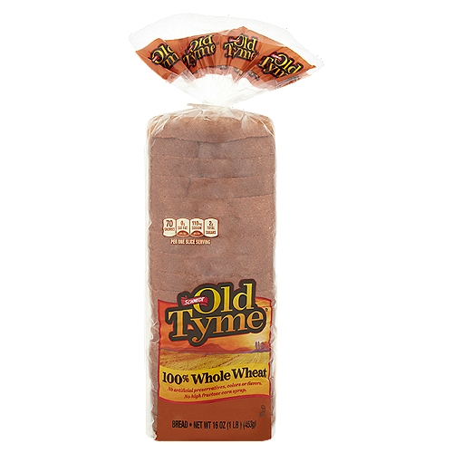 Schmidt Old Tyme 100% Whole Wheat Bread, 16 oz