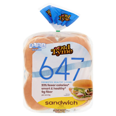 Schmidt Old Tyme 647 Sandwich Roll, 8 count, 14 oz