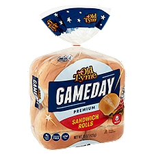 Old Tyme Gameday Premium, Sandwich Rolls, 8 Each