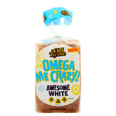 Schmidt Old Tyme Omega Me Crazy Awesome White Bread 22 oz The