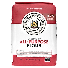 KING ARTHUR BAKING COMPANY Unbleached, All-Purpose Flour, 5 Pound