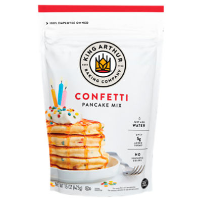 King Arthur Baking Company Confetti Pancake Mix, 15 oz