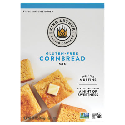 King Arthur Baking Company Gluten-Free Cornbread Mix, 14 oz