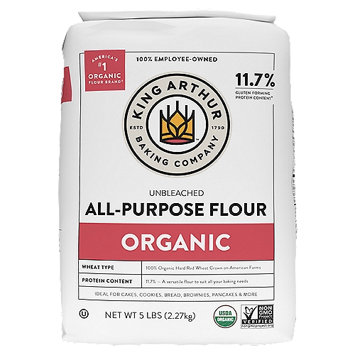 Baking with Joy Since 1790; 100% Employee Owned; No Kid Hungry® Share Our Strength; Certified B Corporation; Milled from Select 100% American Wheat; Never Bleached, Never Bromated.®