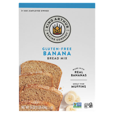 King Arthur Baking Company Gluten Free Banana Bread Mix, 16 oz