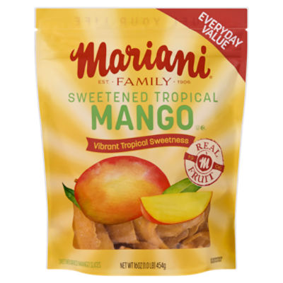 Mariani Family Sweetened Tropical Dried Mango Slices Everyday Value, 16 oz
