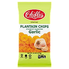 Chifles Garlic Plantain Chips, 4.5 oz