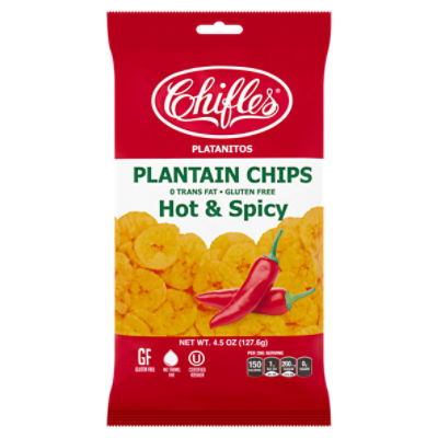 Chifles Hot & Spicy Plantain Chips, 4.5 oz