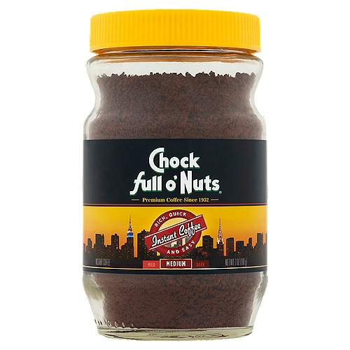 Chock full o' Nuts Medium Roast Instant Coffee, 7 oz
