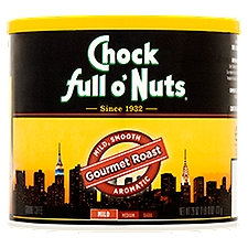 Chock full o'Nuts Mild Gourmet Roast, Ground Coffee, 26 Ounce