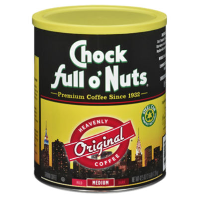 Chock full o'Nuts Heavenly Original Medium Ground Coffee, 42.5 oz