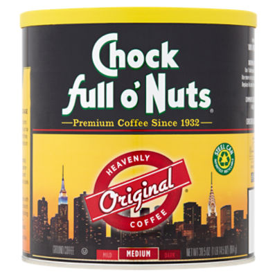 Chock full o'Nuts Medium Original Ground Coffee, 30.5 oz