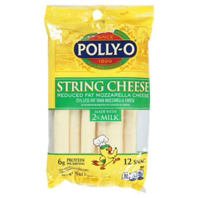 Polly-O Reduced Fat Mozzarella String Cheese 12 ea
