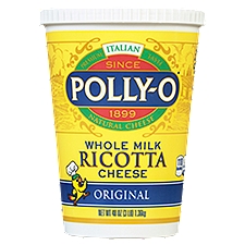 Polly-O Whole Milk Original Ricotta Cheese 48 oz