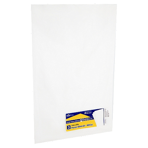 Office Max Poster Board- White, 1 each