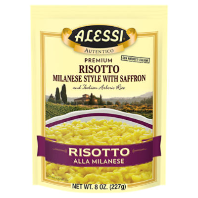 Alessi Premium Risotto Milanese Style with Saffron and Italian Arborio