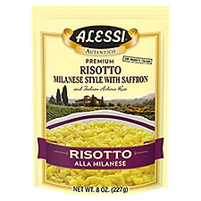 Alessi Premium Risotto Milanese Style with Saffron and Italian Arborio Rice, 8 oz