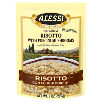 Alessi Risotto con Funghi Porcini, 8 oz