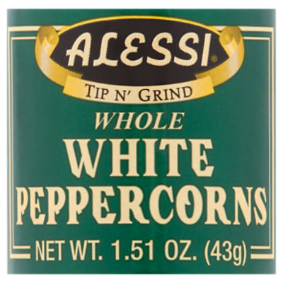 Whole Black Peppercorns Grinder - Alessi Foods