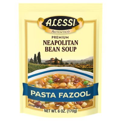 Alessi Premium Pasta Fazool Neapolitan Bean Soup, 6 oz