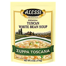 Alessi Premium Zuppa Toscana Tuscan White Bean Soup, 6 oz, 6 Ounce