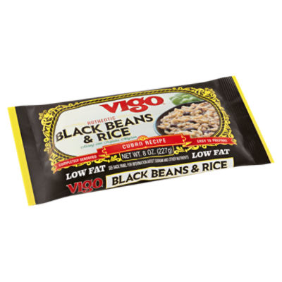 Vigo Low Fat Authentic Black Beans & Rice, 8 oz The Fresh Grocer