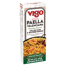 Vigo Authentic Paella Valenciana Completely Seasoned Yellow Rice & Seafood Dinner, 8 oz