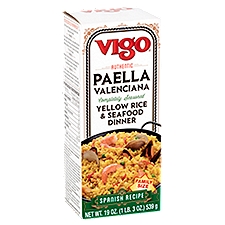 Vigo Yellow Rice & Seafood Dinner - Paella Valenciana, 19 Ounce