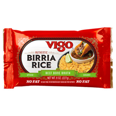 Vigo Spiced Beef Bone Broth Savory Authentic Birria Rice, 8 oz