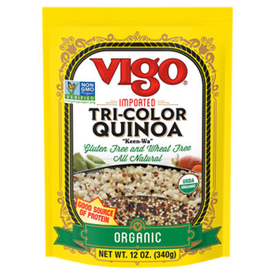 Vigo Organic Tri-Color Quinoa, 12 oz, 12 Ounce