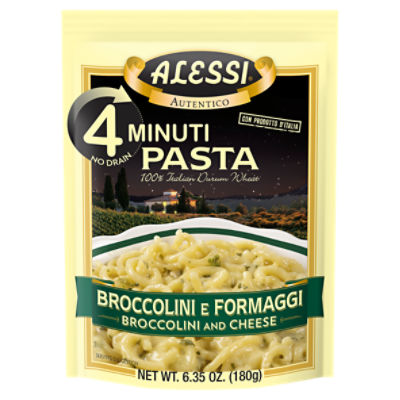 Alessi Broccolini and Cheese Pasta, 6.35 oz