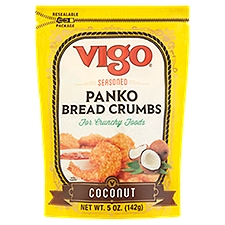 Vigo Bread Crumbs, Seasoned Coconut Panko, 5 Ounce