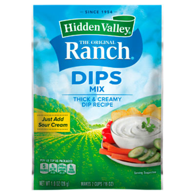 Hidden Valley The Original Ranch Dips Mix, 1.0 oz