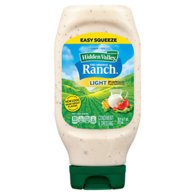 Hidden Valley Original Ranch Light Salad Dressing & Topping, 16 Ounce Bottle ShopRite