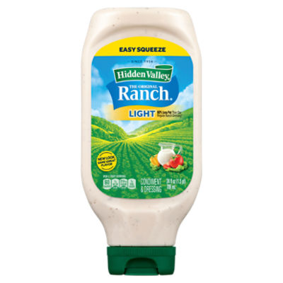 Hidden Valley Original Ranch Light Salad Dressing & Topping, 24 Ounce
