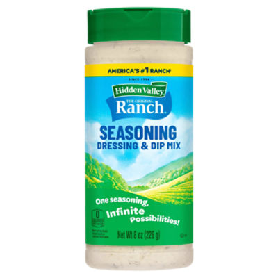 Hidden Valley Original Ranch Seasoning, Dressing and Dip Mix, Shaker ...