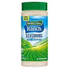 Hidden Valley Original Ranch Seasoning, Dressing and Dip Mix, Shaker Canister, 8 Ounces