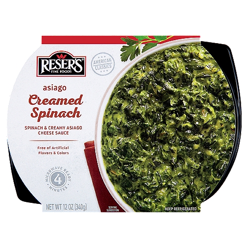 Reser's Asiago Creamed Spinach 12 oz.