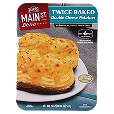 Main St Bistro Twice Baked Double Cheese Potatoes 20 oz