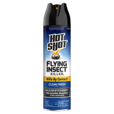 Hot Shot Clean Fresh Scent Flying Insect Killer₃, 15 oz, 15 Ounce