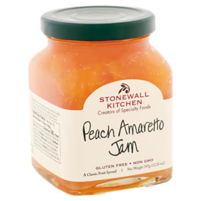 Stonewall Kitchen Peach Amaretto Jam, 12.25 oz