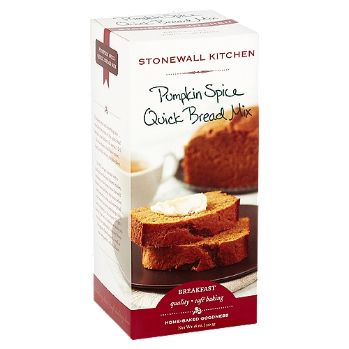 Pumpkin, spice and everything nice ... especially the aroma of this quick bread baking in your kitchen. As easy as 1-2-3, this mix makes a loaf that is moist, hearty and full of rich pumpkin flavor.