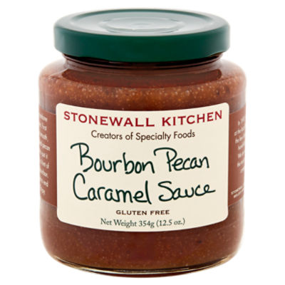 Stonewall Kitchen Bourbon Pecan Caramel Sauce, 12.5 oz