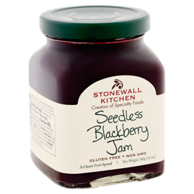 Stonewall Kitchen Seedless Blackberry Jam, 12 oz