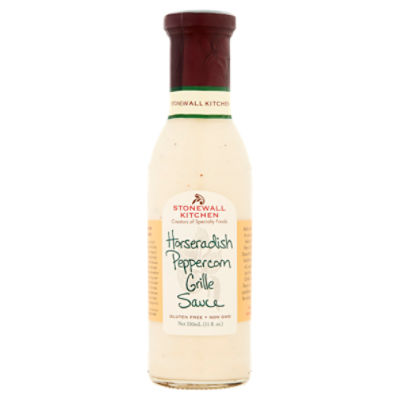 Stonewall Kitchen Horseradish Peppercorn Grille Sauce, 11 fl oz