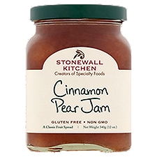 Stonewall Kitchen Cinnamon Pear, Jam, 12 Ounce