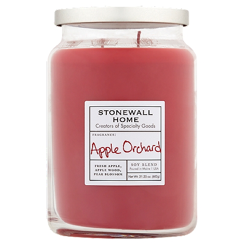 Stonewall Home Apple Orchard Candle, 21.25 oz
