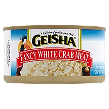 Geisha Crab Meat, Fancy White, 6 Ounce